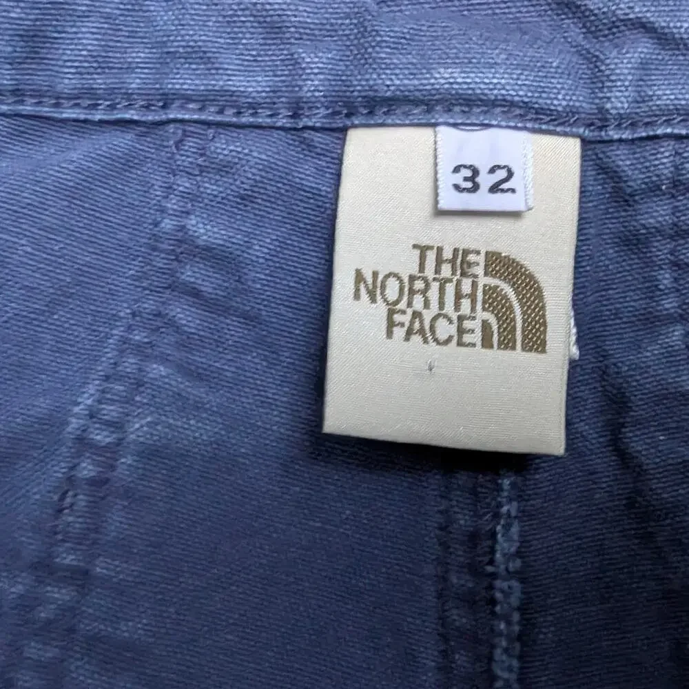 Vintage 80s The North Face Canvas Pants Mens 32 Navy Blue Sun Faded Made USA